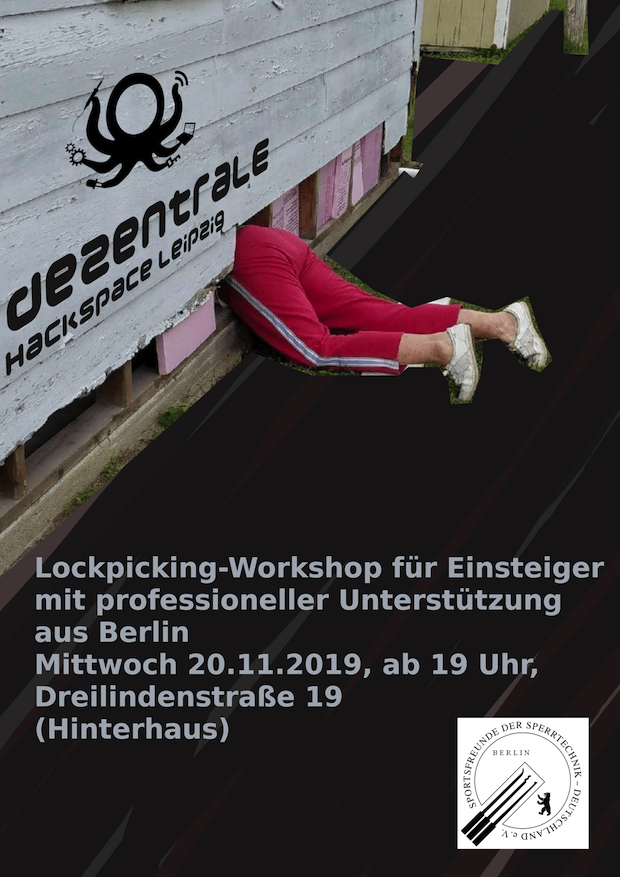 Lockpicking Workshop Flyer